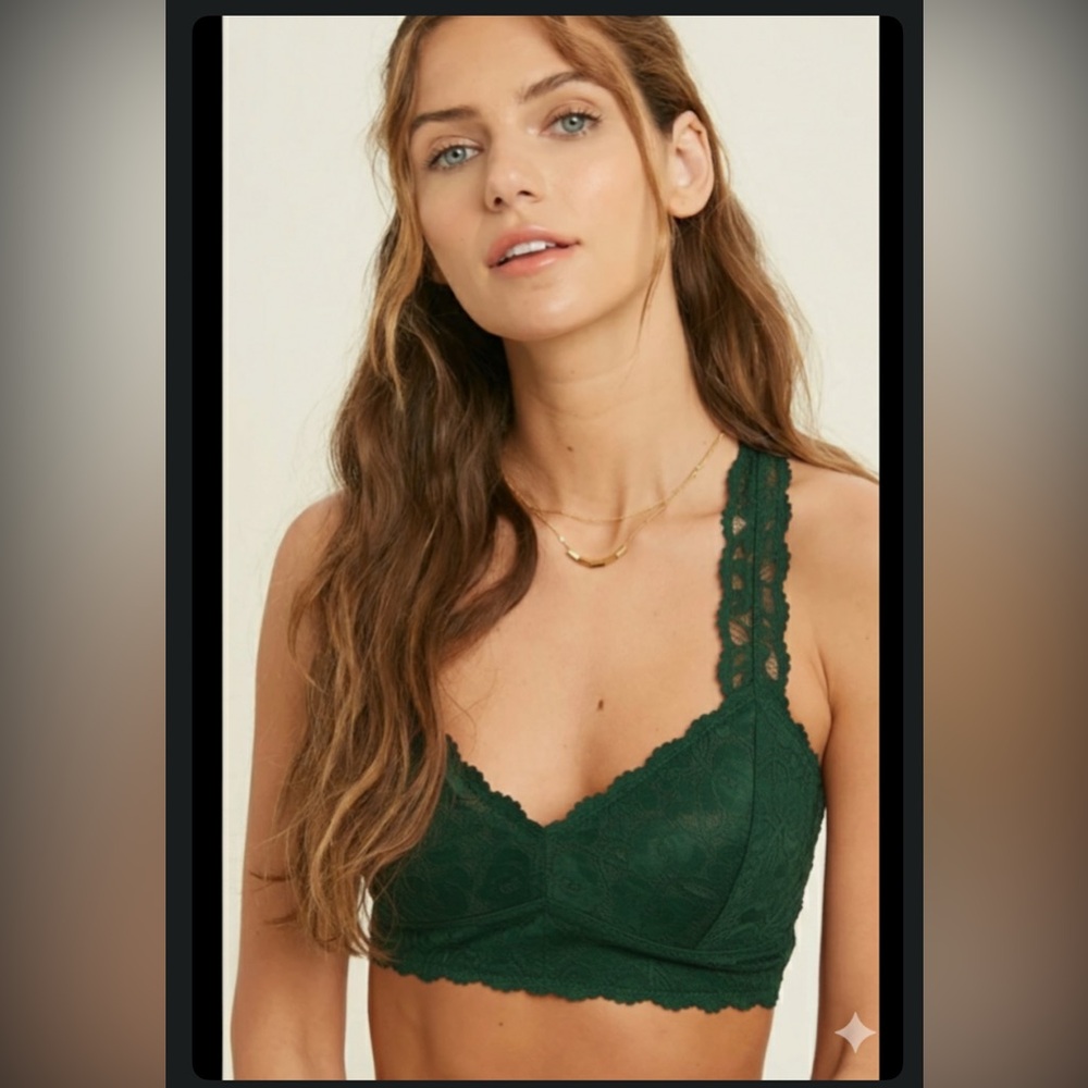 Free People Intimately Lace Racerback Bralette